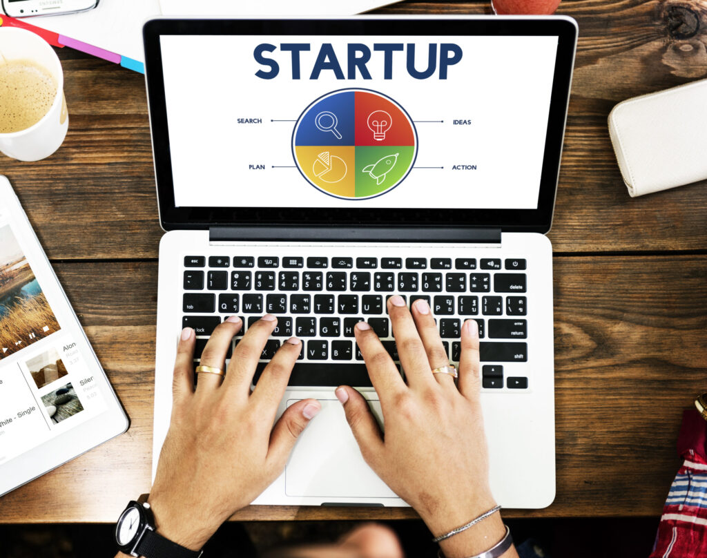 startup надпись на мониторе
